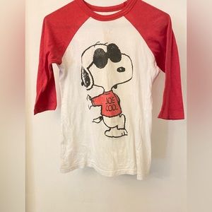 *SALE* Snoopy Joe Cool 3/4 sleeve tshirt- size Med